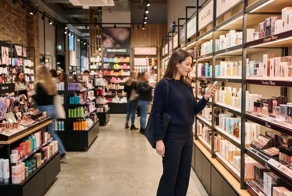 Beauty outlets UK shopping guide with cosmetics and beauty products