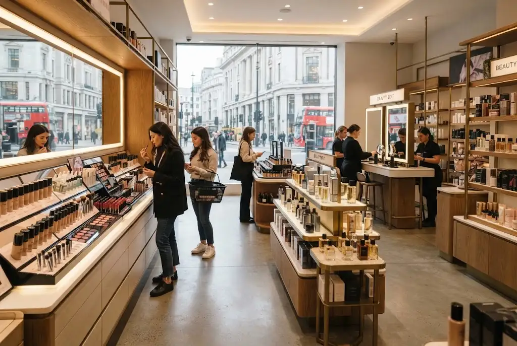 Cosmetics shop near me with makeup and beauty products in the UK