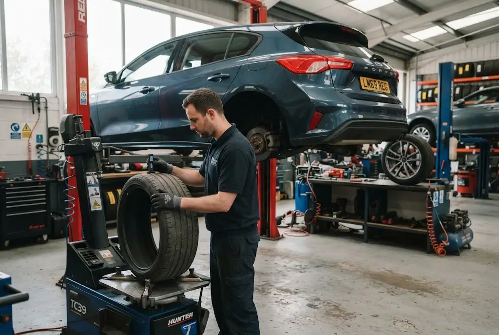 tyre services for safe tyre fitting, repairs and maintenance in the UK
