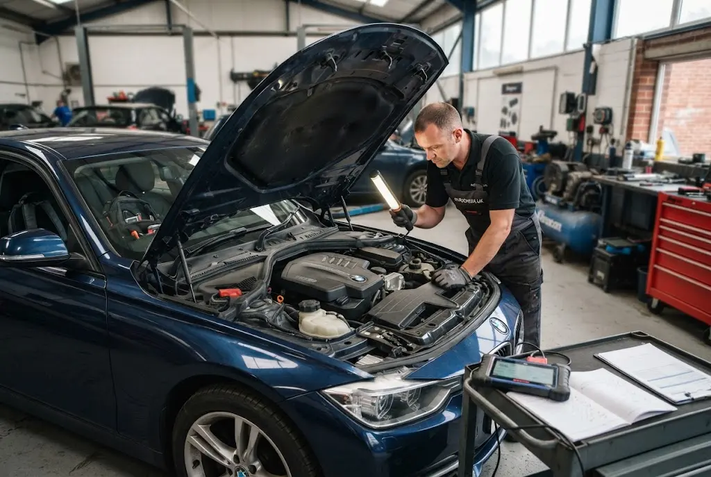 vehicle inspection for a used car before purchase in the UK