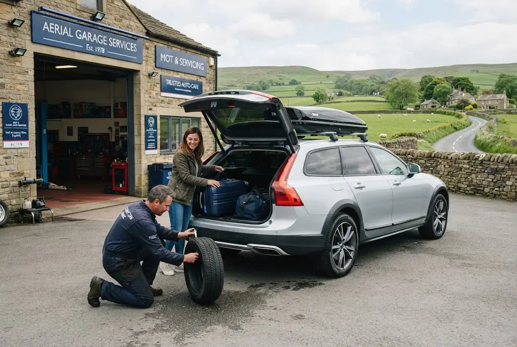 Car maintenance checks before a UK road trip
