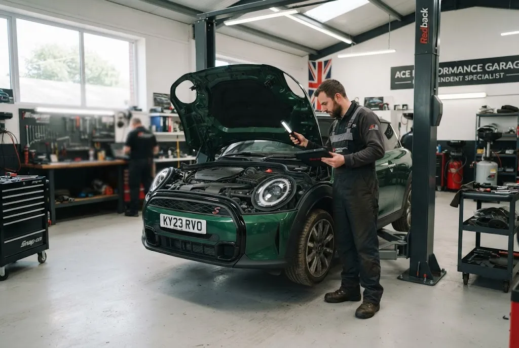 Car service prices and professional vehicle servicing at a UK garage